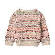 Wheat Jaquard Pullover Olga - 9042 Multi