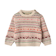 Wheat Jaquard Pullover Olga - 9042 Multi