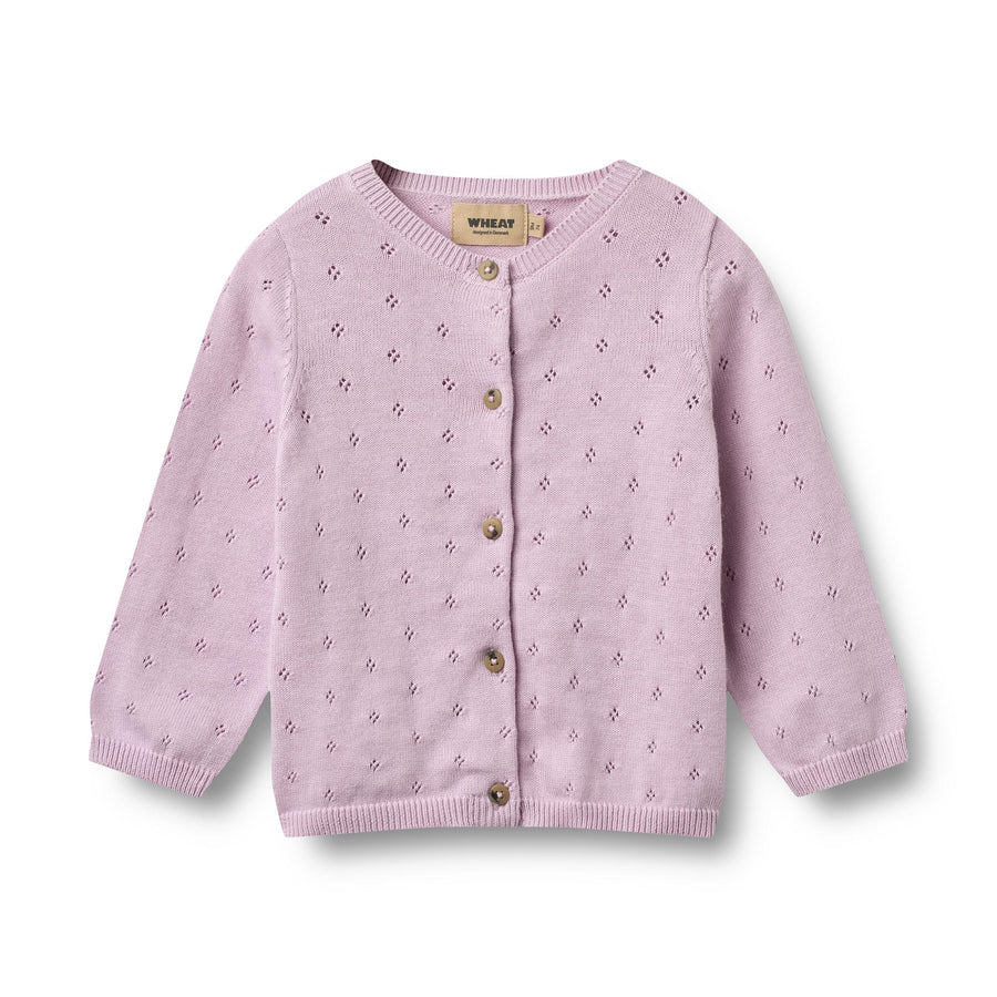 Wheat Knit Cardigan Maia - 4518-560 1346 Lavender