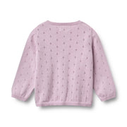 Wheat Knit Cardigan Maia - 4518-560 1346 Lavender