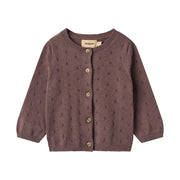 Wheat Knit Cardigan Maia - 2378 Plum