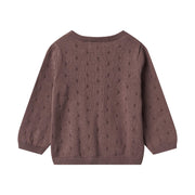 Wheat Knit Cardigan Maia - 2378 Plum