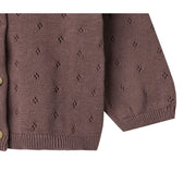 Wheat Knit Cardigan Maia - 2378 Plum