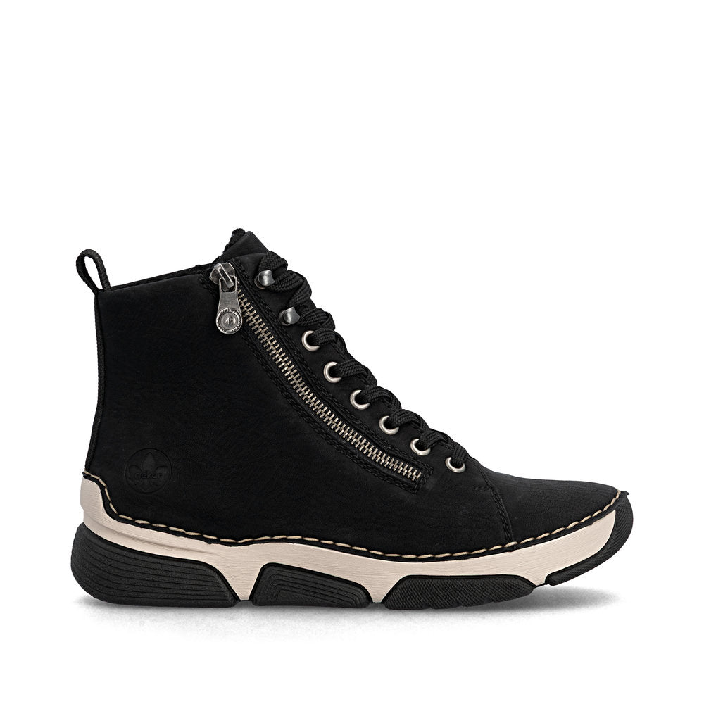 Rieker 45920-01 Womens Black warm lined Boots