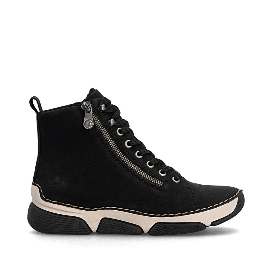 Rieker 45920-01 Womens Black warm lined Boots