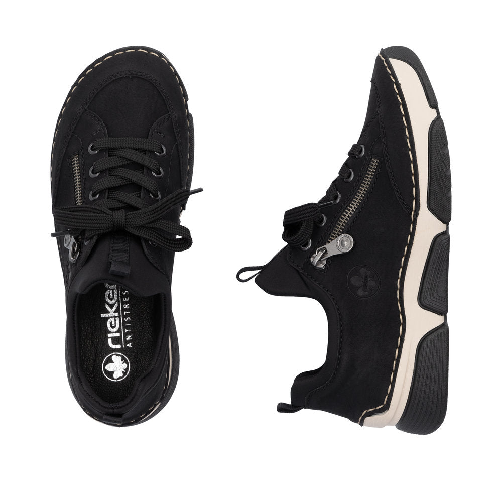 Rieker 45973-00 Womens Black Shoes