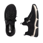 Rieker 45973-00 Womens Black Shoes