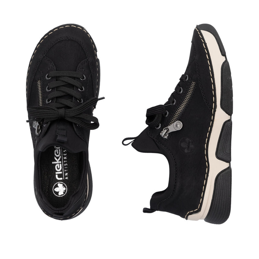 Rieker 45973-00 Womens Black Shoes