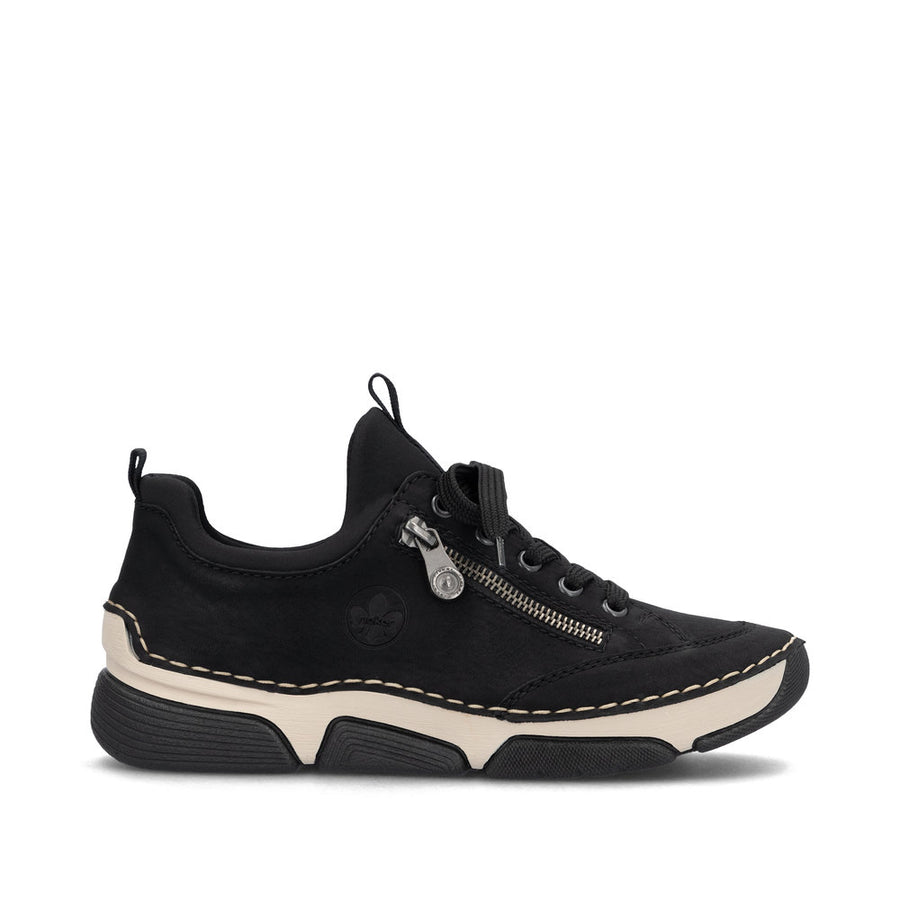Rieker 45973-00 Womens Black Shoes