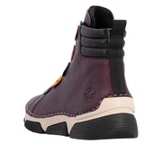 Rieker 45977-30 Burgundy Button Boots