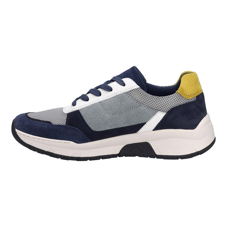Josef Seibel Mitchell 10 Blue Leather Sneaker
