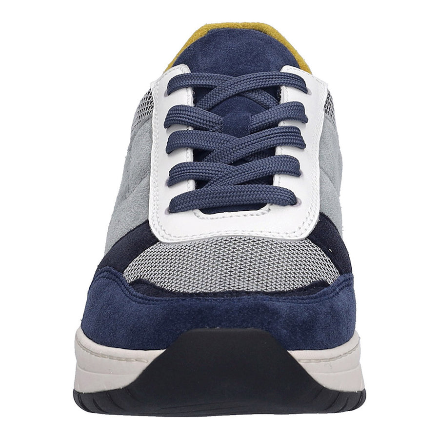 Josef Seibel Mitchell 10 Blue Leather Sneaker