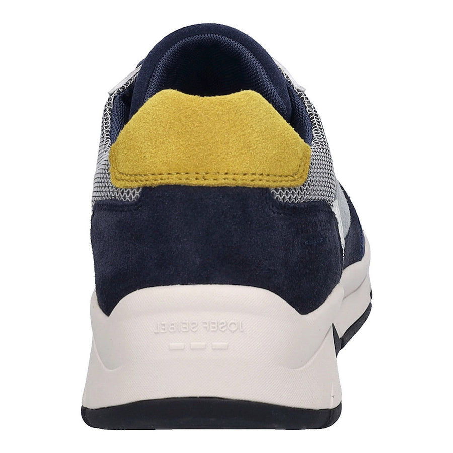 Josef Seibel Mitchell 10 Blue Leather Sneaker