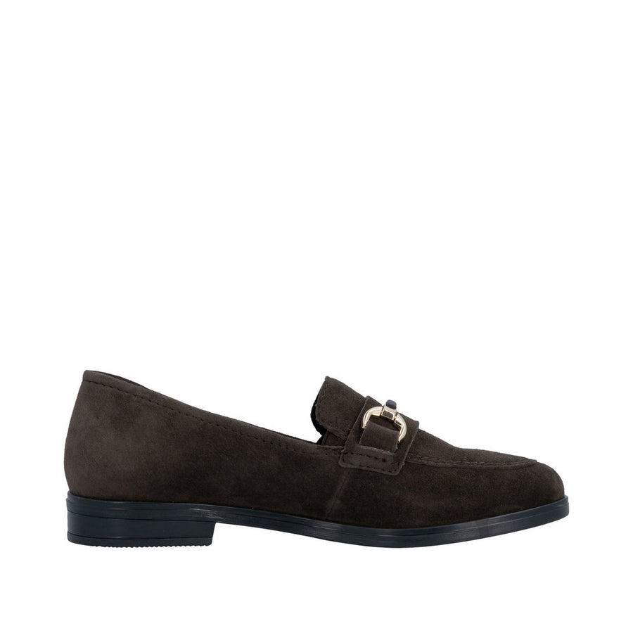 Rieker 46262-25 Havanna Brown Suede Loafers