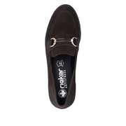 Rieker 46262-25 Havanna Brown Suede Loafers