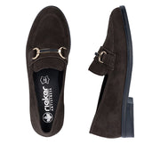 Rieker 46262-25 Havanna Brown Suede Loafers