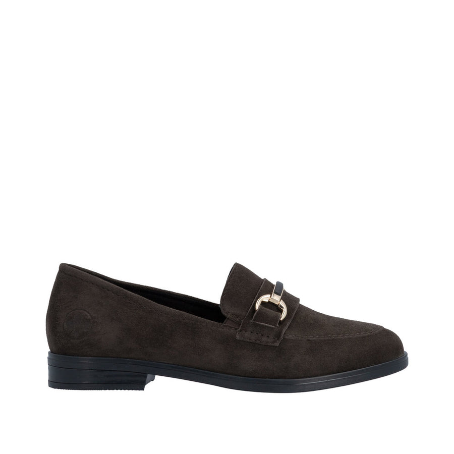 Rieker 46262-25 Havanna Brown Suede Loafers