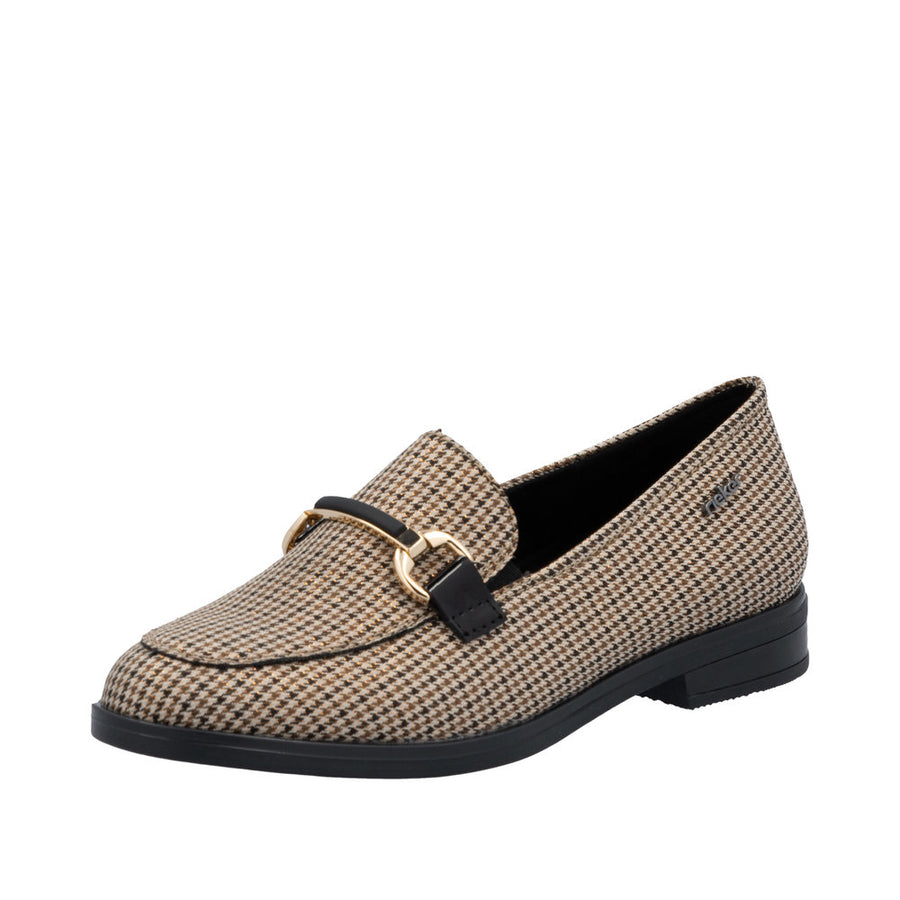 Rieker 46264-60 Beige Patterned Loafers
