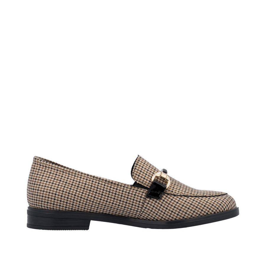 Rieker 46264-60 Beige Patterned Loafers