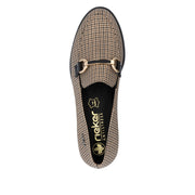 Rieker 46264-60 Beige Patterned Loafers