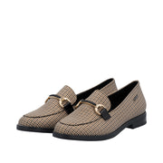 Rieker 46264-60 Beige Patterned Loafers