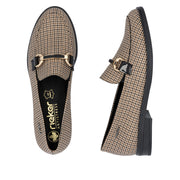 Rieker 46264-60 Beige Patterned Loafers