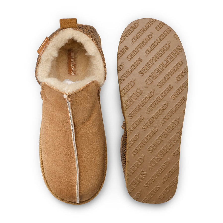Shepherd Annie Slippers Viper Chestnut