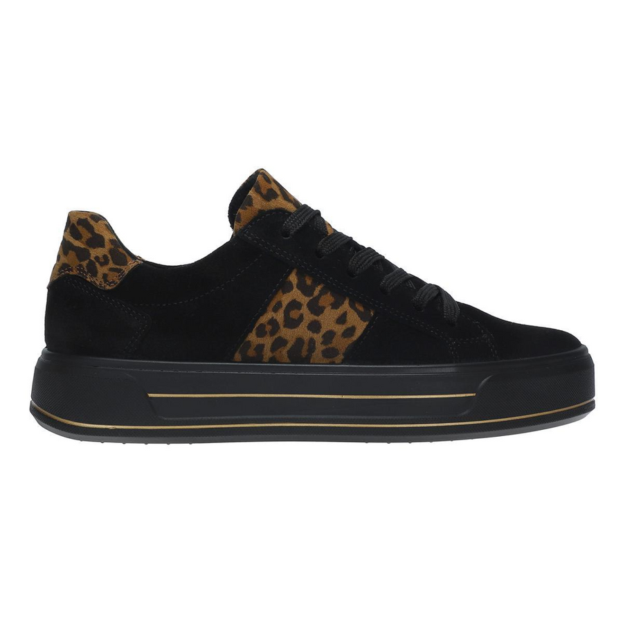 Ara 1223004-01 Black Chunky Wide Fit Sneakers
