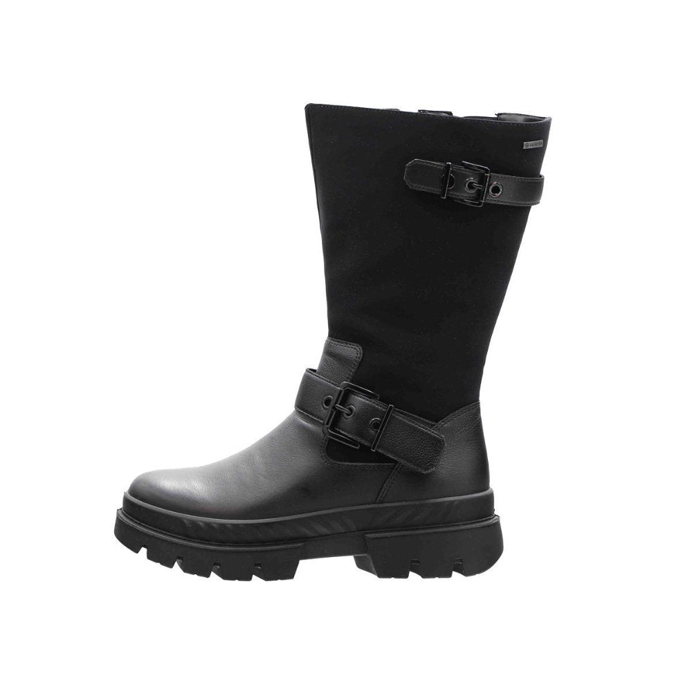 Ara 1214118-1 Wide Fit Waterproof Black Boots
