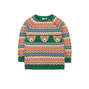 Frugi Fowey Fairisle Knitted Jumper - Bear Fair Isle