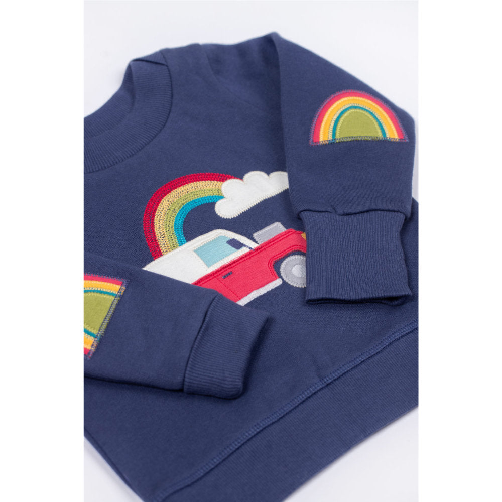 Frugi Easy On Jumper - Navy/Vehicle