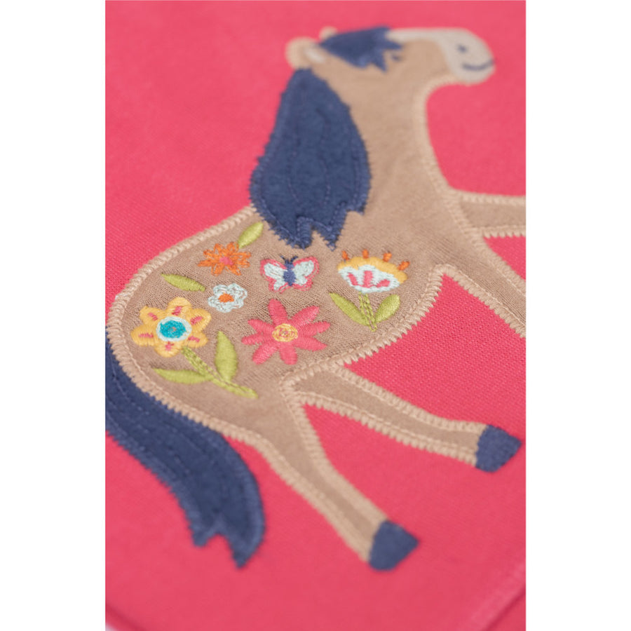 Frugi Easy On Jumper - Rose/Horse