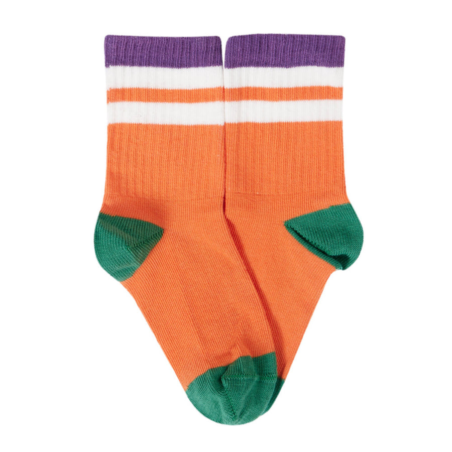 Frugi Reed Rib Socks 5 Pack - Rainbow Multipack