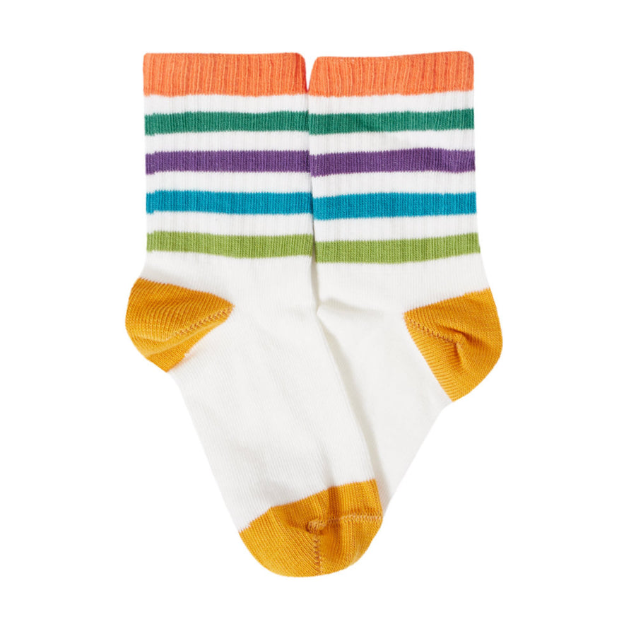 Frugi Reed Rib Socks 5 Pack - Rainbow Multipack