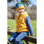 Frugi Helston Reversible Hoodie - Palm/Gold