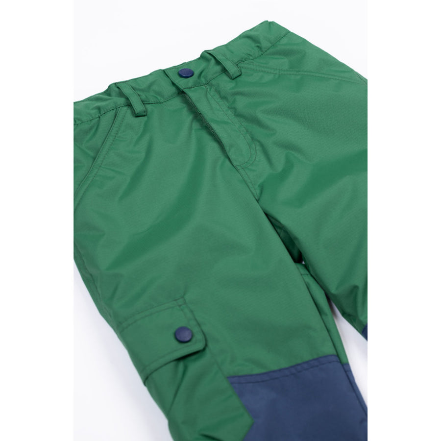 Frugi Wilderness Trouser - Holly Green/Navy