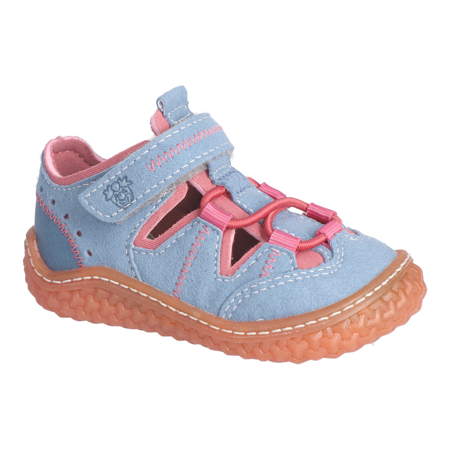 Ricosta BAREFOOT Jerry Blue/Pink Closed Sandals