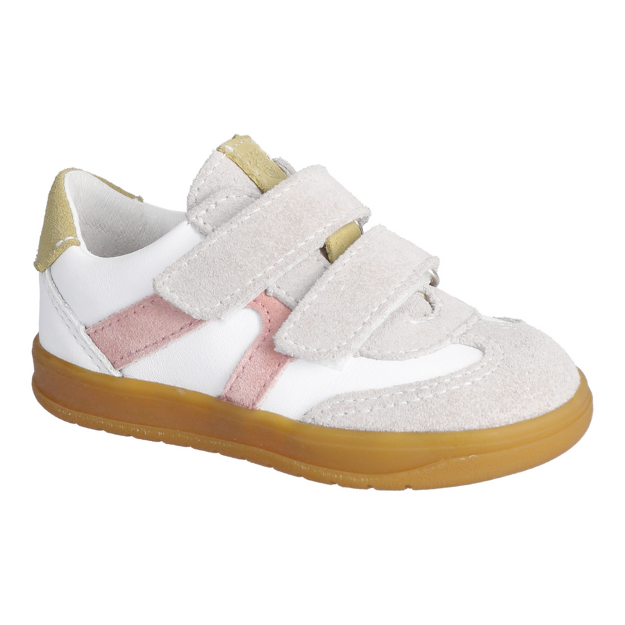 Ricosta Dakota Cream/Pink/White Trainers