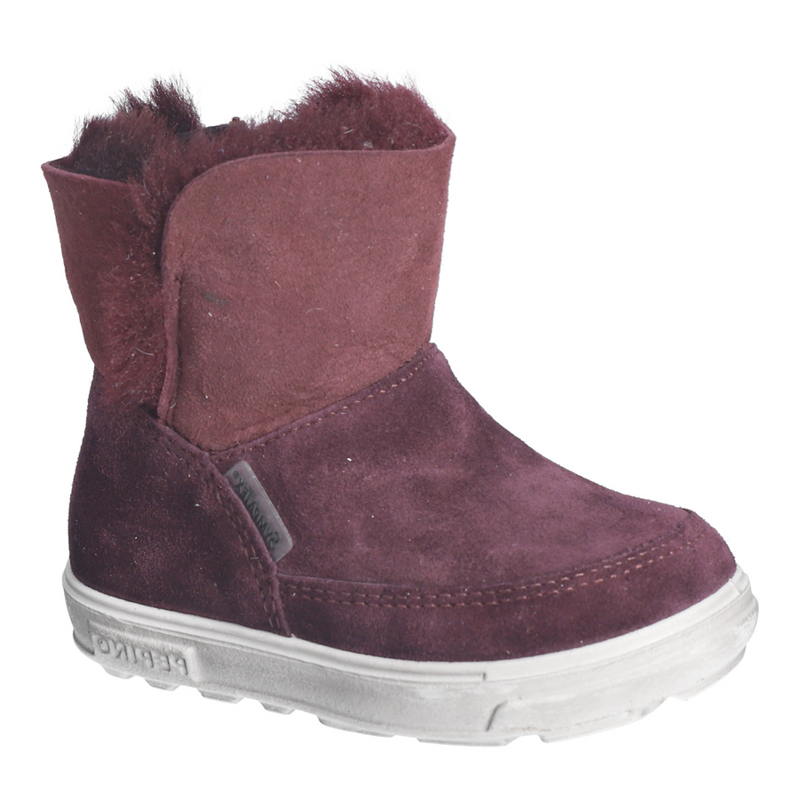 Ricosta Nanni Plum Waterproof Wool Lined Boots