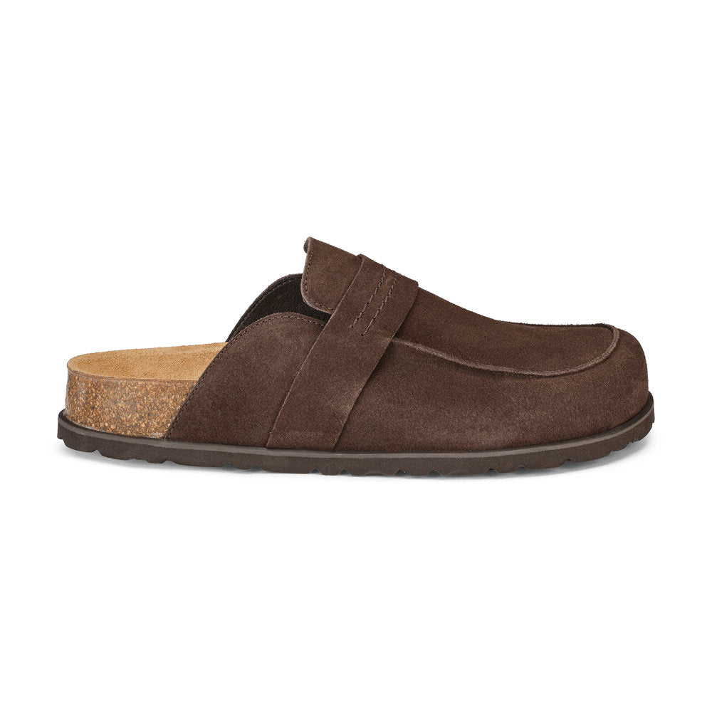 Shepherd Petra Slippers Brown Suede
