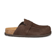 Shepherd Petra Slippers Brown Suede