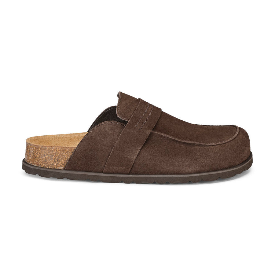 Shepherd Petra Slippers Brown Suede