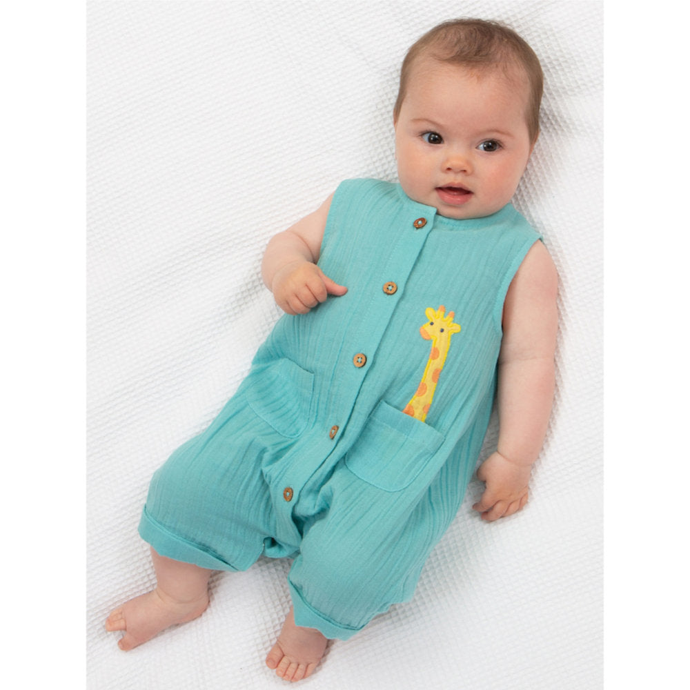 Kite Hello Giraffe Dungarees (52-8470-BUP)