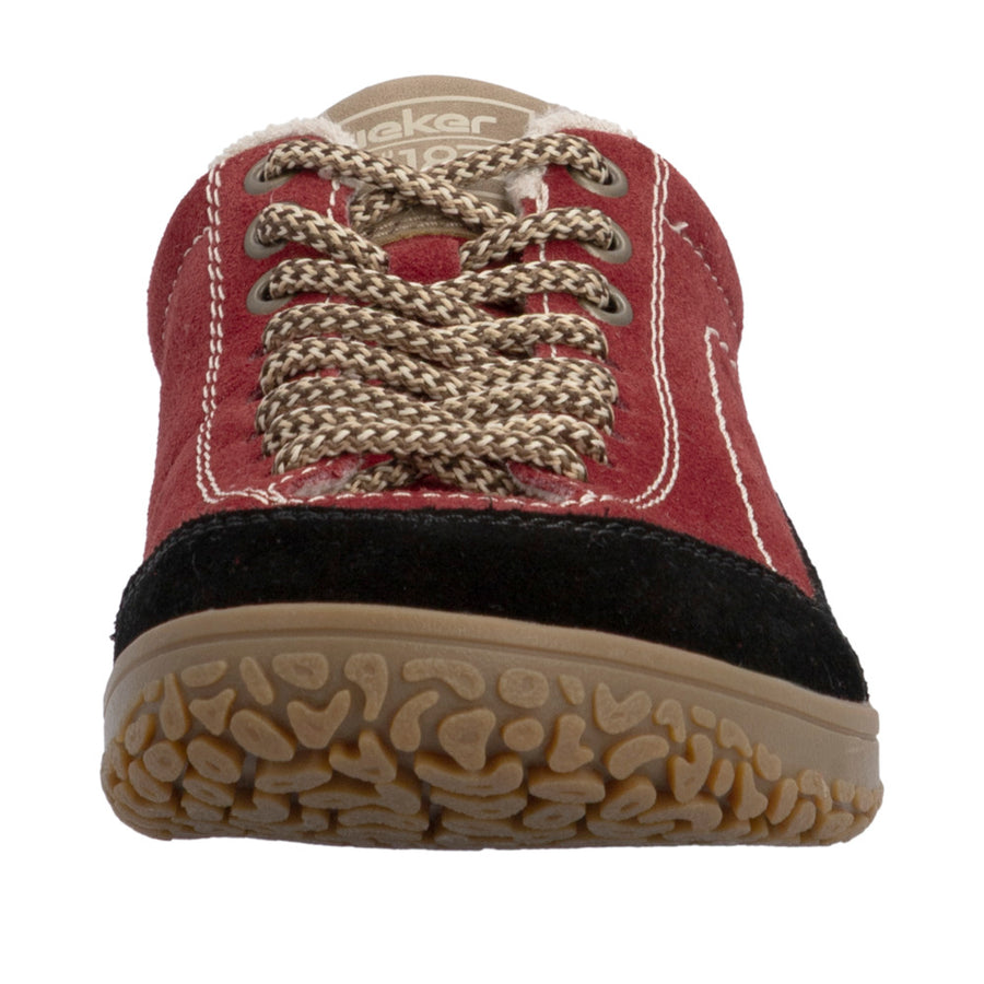 Rieker 52303-35 Red/Black Wide Fit Sneakers