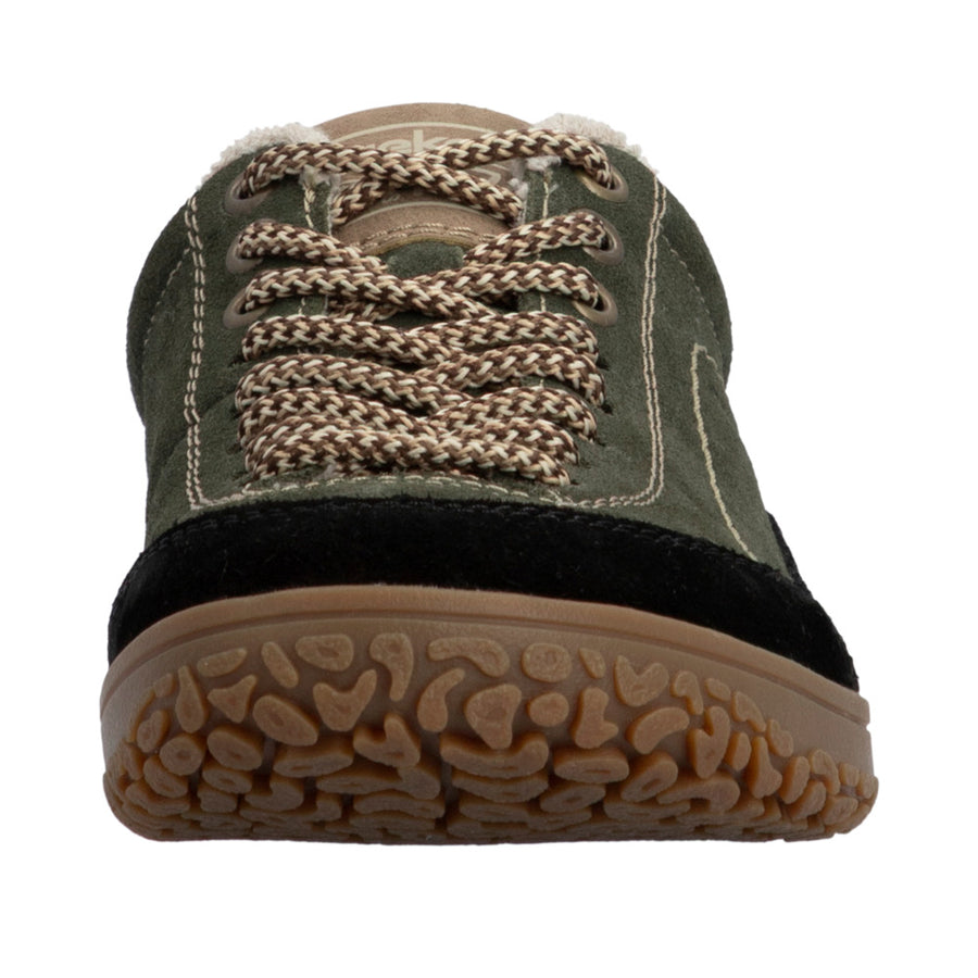 Rieker 52303-54 Khaki/Black Wide Fit Sneakers
