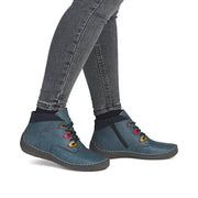 Rieker 52544-14 Womens Blue Warm lined Boots