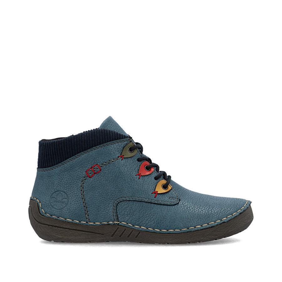 Rieker 52544-14 Womens Blue Warm lined Boots