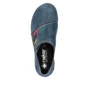 Rieker 52560-14 Blue Slip on Shoes