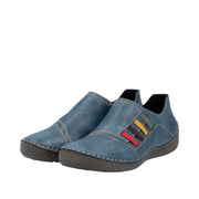 Rieker 52560-14 Blue Slip on Shoes