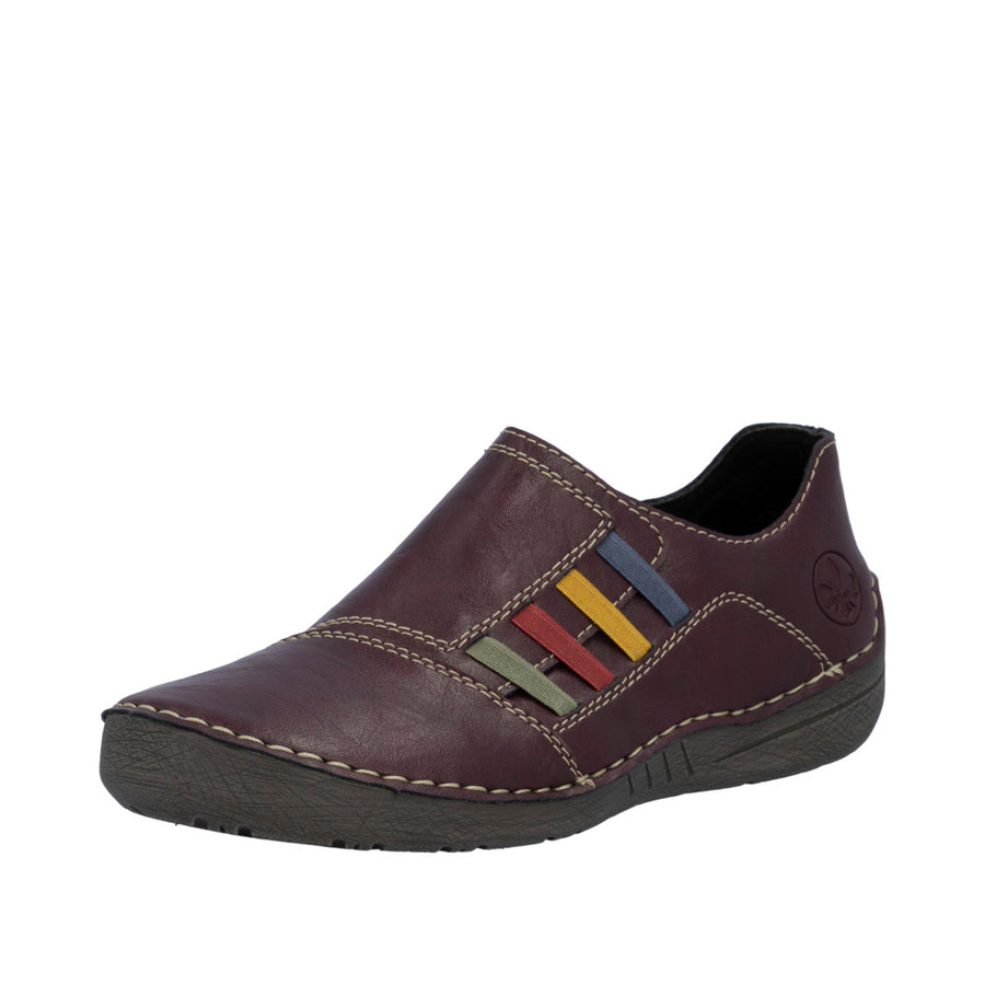 Rieker 52560-30 Purple Slip on Shoes